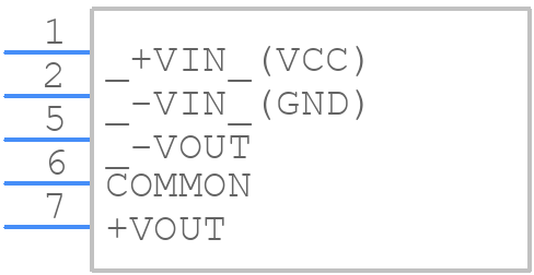 TBA 1-2422HI - Traco Power - PCB symbol