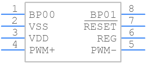 NSP2340A - ICS - PCB symbol