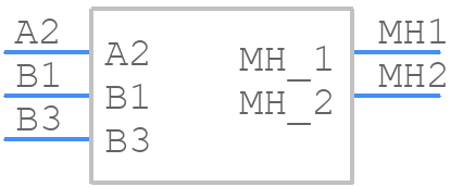 1-2489460-3 - TE Connectivity - PCB symbol