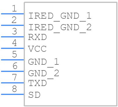 TFDU4201-TR1 - Vishay - PCB symbol
