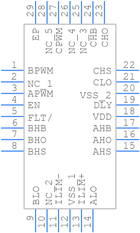MIC4607A-2YML-TR - Microchip - PCB symbol