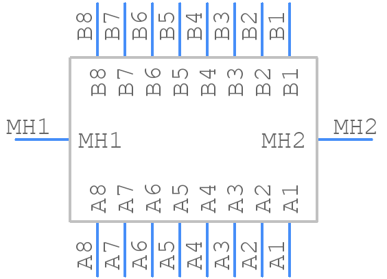 FCN-364J016-AU - FCL Components - PCB symbol