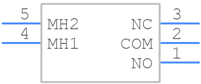 E101MD1AQE - C & K COMPONENTS - PCB symbol