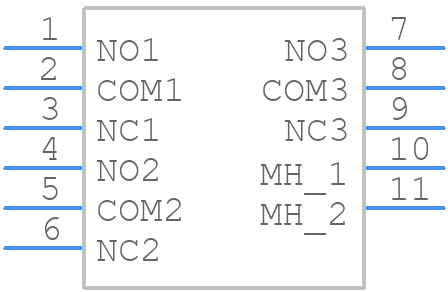 7301SD9AV2BE - LITTELFUSE - PCB symbol