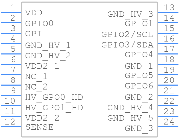 SLG47104V - Renesas Electronics - PCB symbol