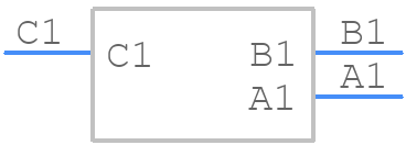 AT04-3P-BM01P - Amphenol - PCB symbol