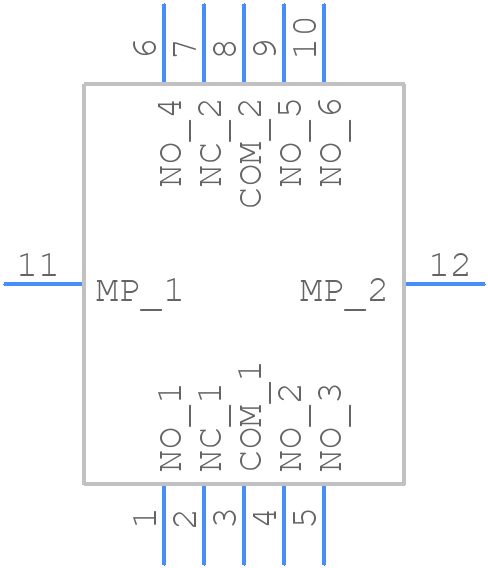 CMS-2412TB - Nidec Copal - PCB symbol