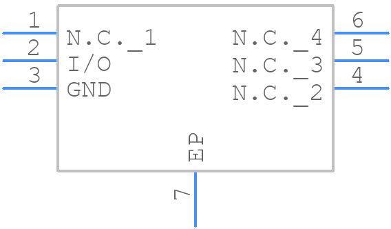DS28EC20Q+T - Analog Devices - PCB symbol