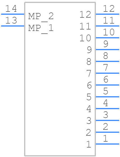 G861121111T1HR - Amphenol - PCB symbol