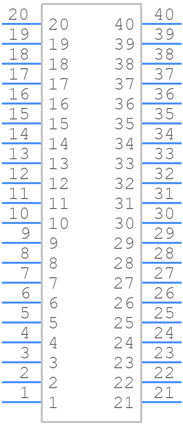 RM242-040-201-5500 - Molex - PCB symbol