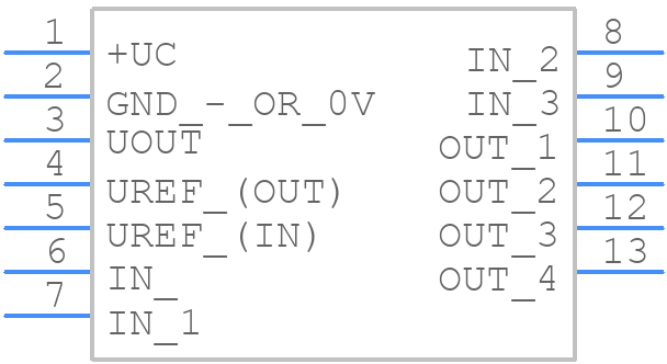 HOB 100-P/SP1 - LEM - PCB symbol