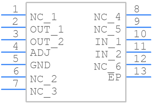LT3012BEDE#PBF - Analog Devices - PCB symbol