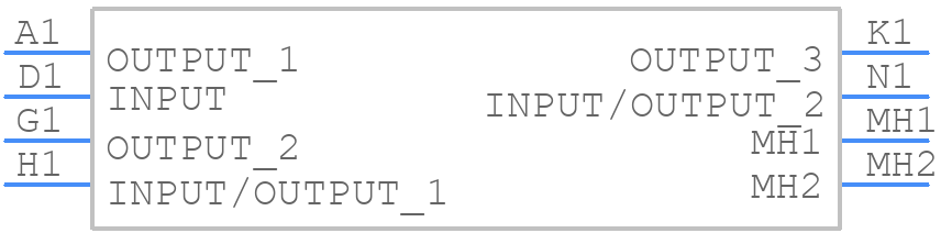 VHF25-12io7 - LITTELFUSE - PCB symbol