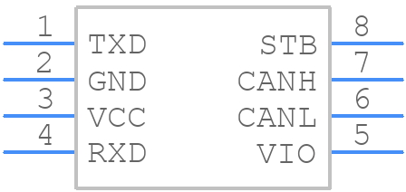 TJA1049T/1Z - NXP - PCB symbol