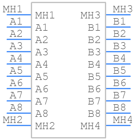 M55-6051642R - Harwin - PCB symbol