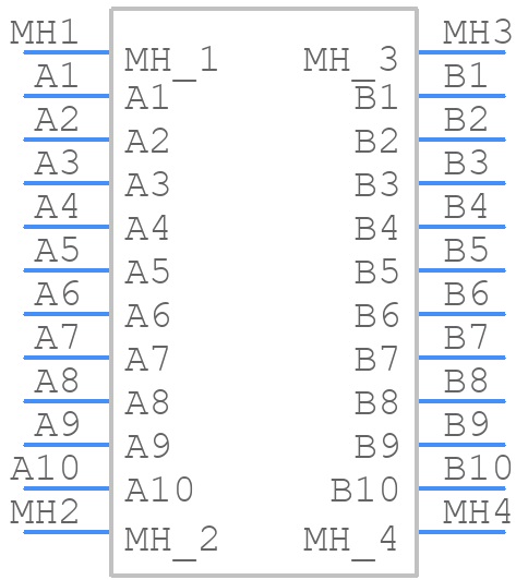 M55-6052042R - Harwin - PCB symbol