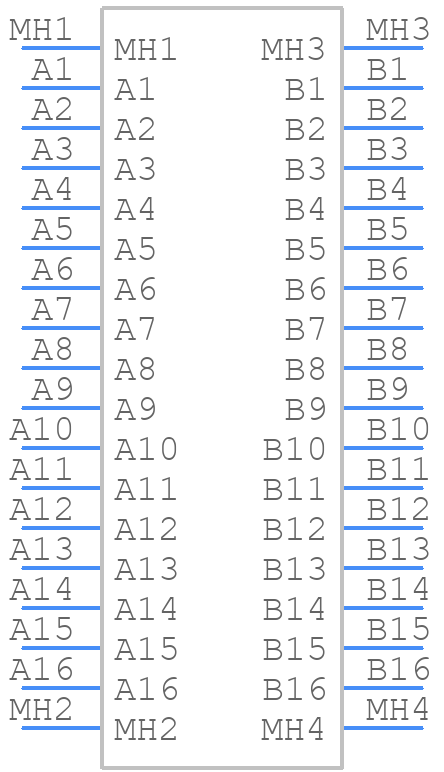 M55-6053242R - Harwin - PCB symbol