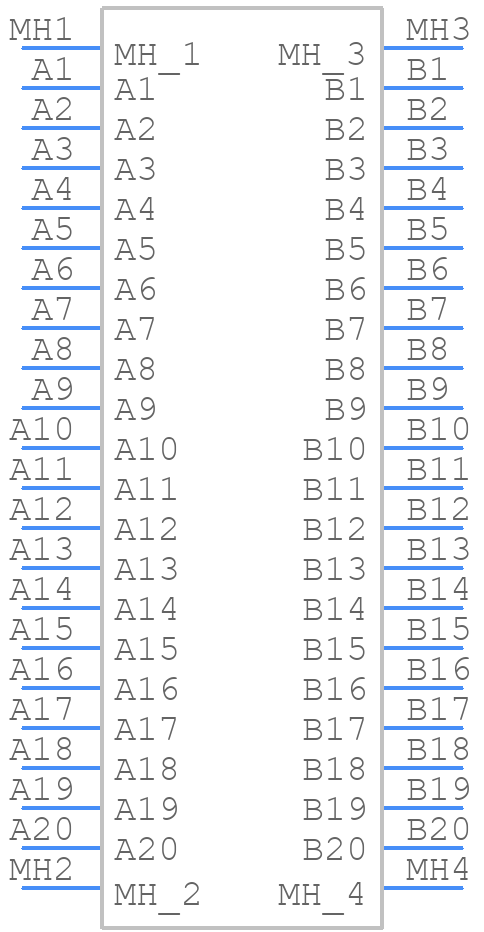M55-6074042R - Harwin - PCB symbol