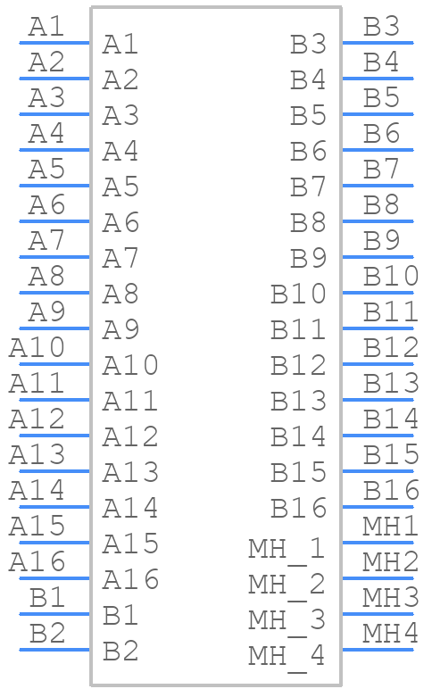 M55-6153242R - Harwin - PCB symbol