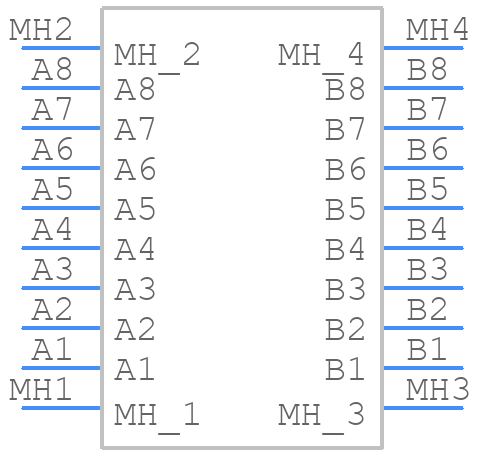 M55-7051642R - Harwin - PCB symbol