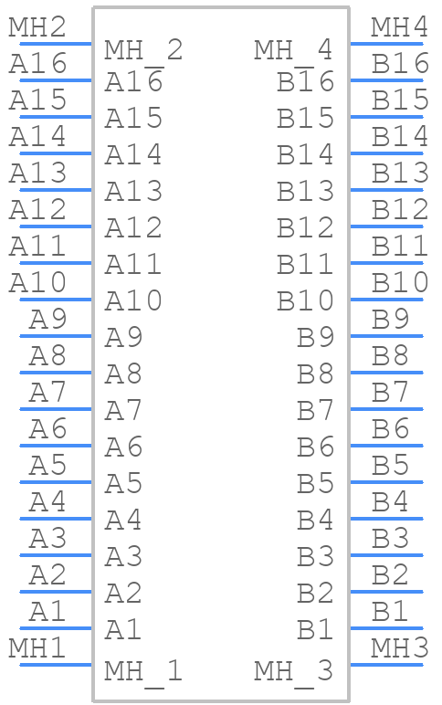 M55-7063242R - Harwin - PCB symbol