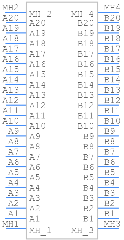 M55-7074042R - Harwin - PCB symbol