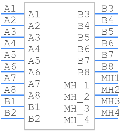 M55-7151642R - Harwin - PCB symbol
