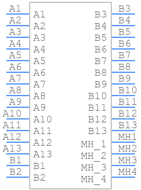 M55-7152642R - Harwin - PCB symbol