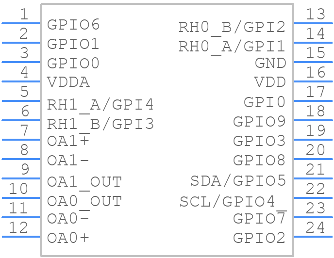 SLG47003-EV - Renesas Electronics - PCB symbol