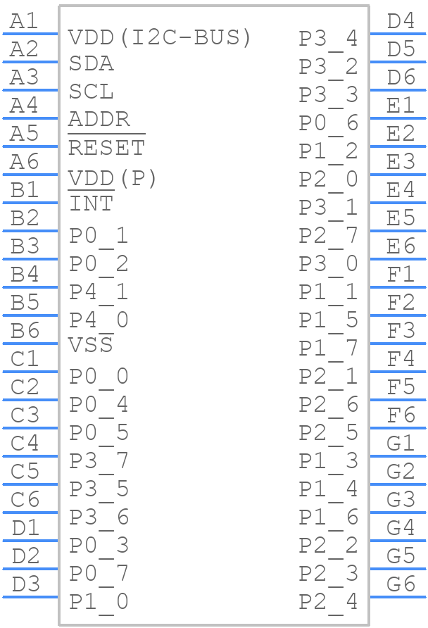 PCAL6534EV - NXP - PCB symbol