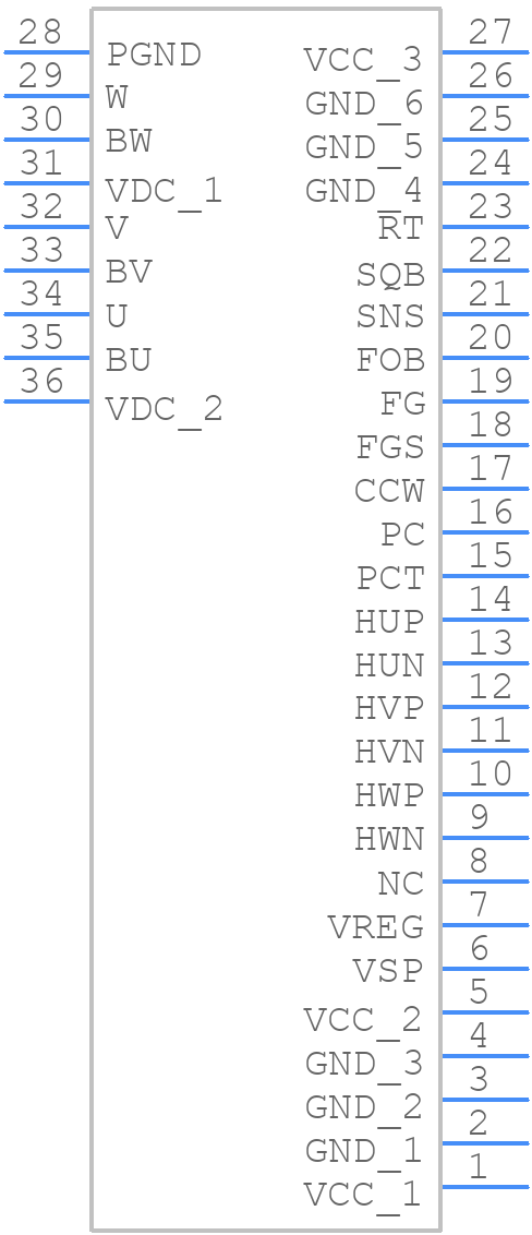 BM6246FS-ZE2 - ROHM Semiconductor - PCB symbol