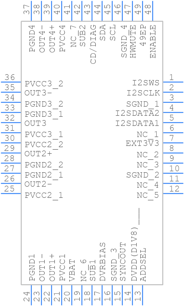 HFDA80D-F2Y - STMicroelectronics - PCB symbol