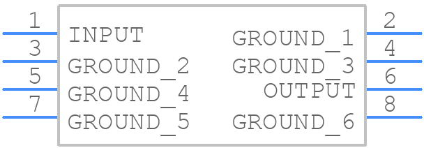 PIF-21.4+ - Mini-Circuits - PCB symbol