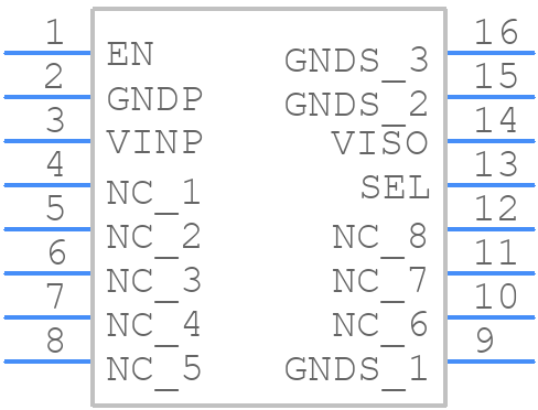 CA-IS3105W - ChipAnalog - PCB symbol