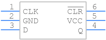 SN74LVC1G175DBVTG4 - Texas Instruments - PCB symbol