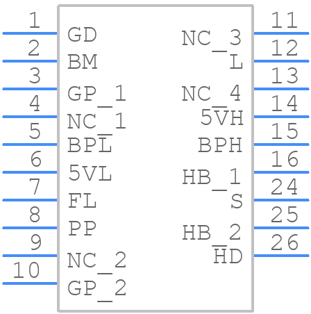 LCS7265C-TL - Power Integrations - PCB symbol
