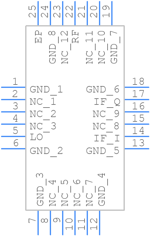 SMIQ-134H+ - Mini-Circuits - PCB symbol