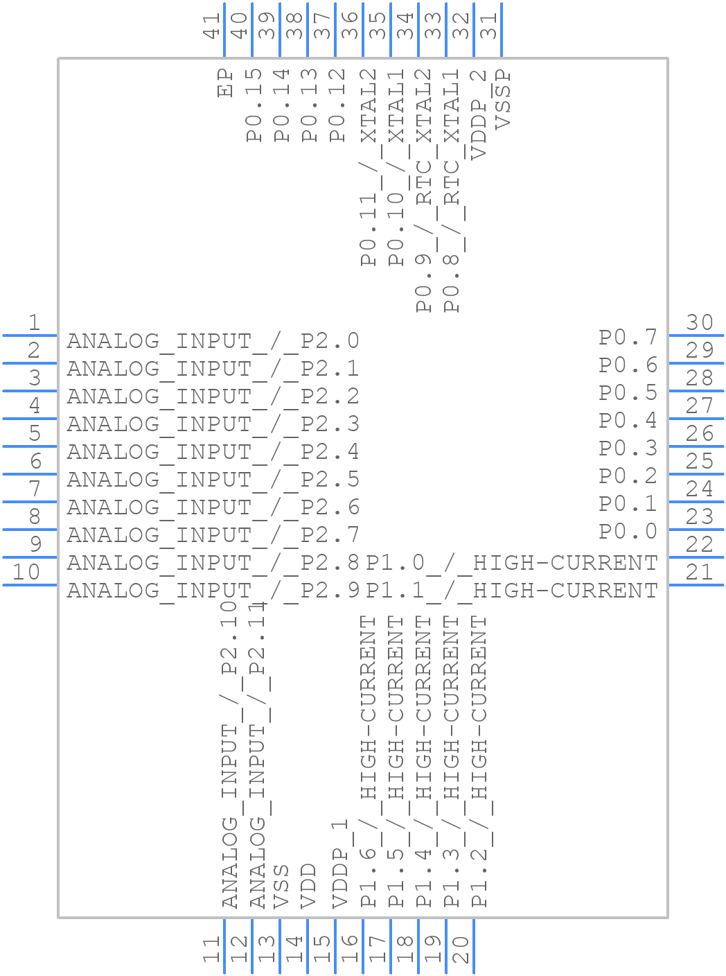 XMC1404-Q040X0200 - Infineon - PCB symbol