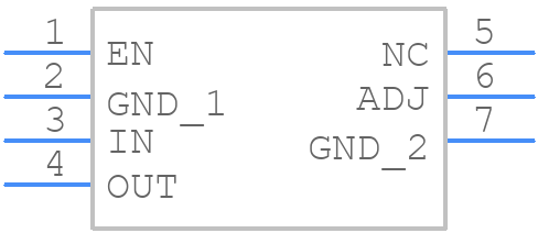 AP7366-SN-7 - Diodes Incorporated - PCB symbol