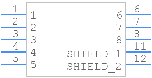 MHRJJ88NFRAS - MH CONNECTORS - PCB symbol