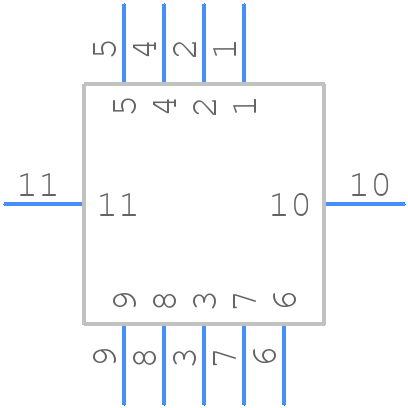 MDM-9SCBR - ITT CANNON - PCB symbol