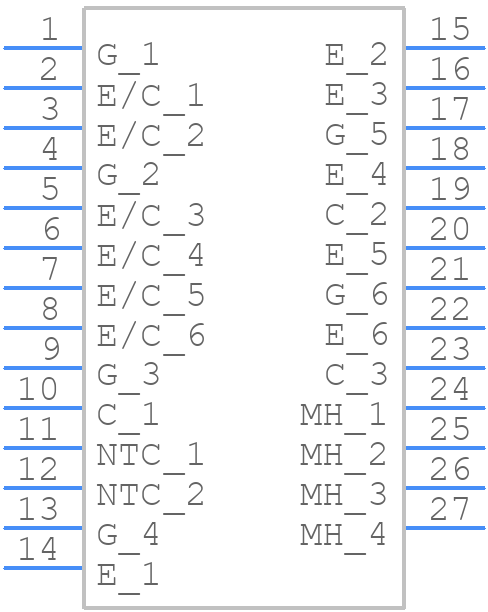 FS100R17KS4F - Infineon - PCB symbol