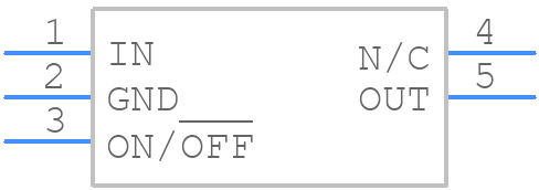 LP2980AIM5X-5.0 - Texas Instruments - PCB symbol