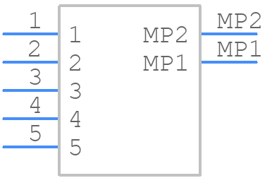 2106091-4 - TE Connectivity - PCB symbol