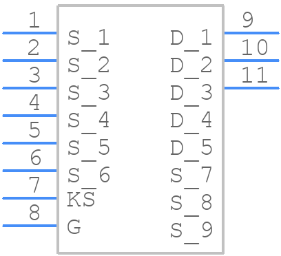 INN650TA30AH - Innoscience - PCB symbol