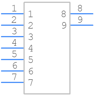 2-2496750-7 - TE Connectivity - PCB symbol