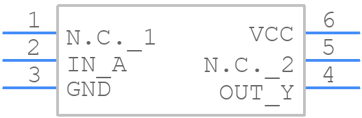 7UL1T34NX - Toshiba - PCB symbol