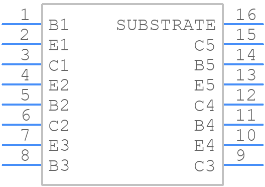 CA3096AE - Renesas Electronics - PCB symbol