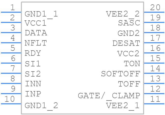 1EDI3038ASXUMA1 - Infineon - PCB symbol