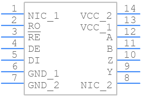 ADM3067EARZ - Analog Devices - PCB symbol